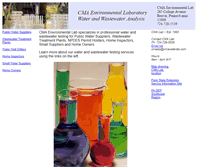 Tablet Screenshot of cmawaterlab.com